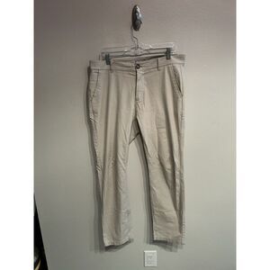Mugsy Teddys Mens Size 34 34x30 Khaki Tan Beige Pants